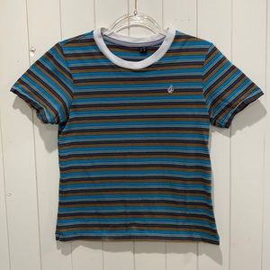 Volcom striped T Shirt